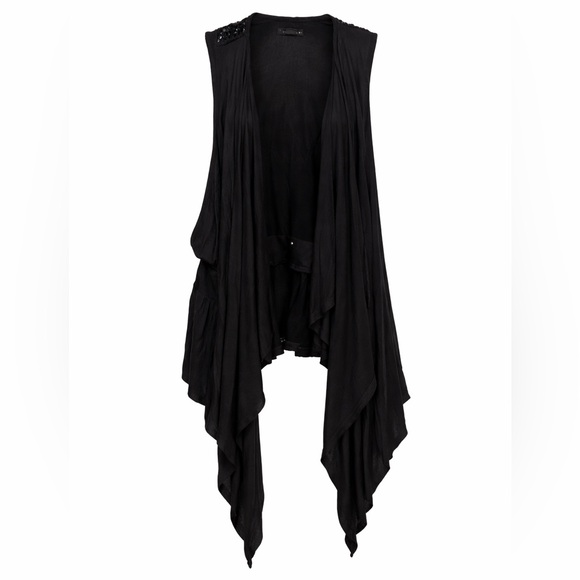 Forever 21 Lace & Sequin-Back Vest - Picture 3 of 7